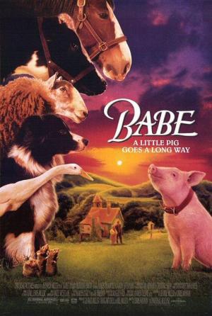 Carátula de Babe, el cerdito valiente