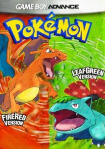 Portada de Pokémon Rojo Fuego y Verde Hoja