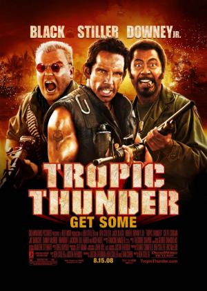 Carátula de Tropic Thunder, ¡una guerra muy perra!
